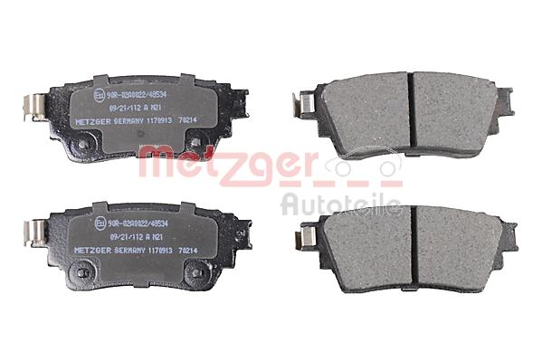 METZGER 1170913 GREENPARTS Bremsbelagsatz, Scheibenbremse